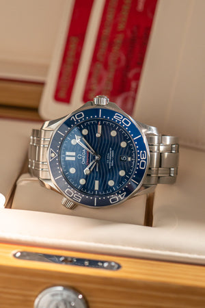 Omega Watch Seamaster Diver 300M 210.30.42.20.03.001 - Blue Wave Dial - Full Set - 2023