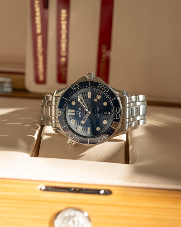 Omega Watch Seamaster Diver 300M 210.30.42.20.03.001 - Blue Wave Dial - Full Set (2025)