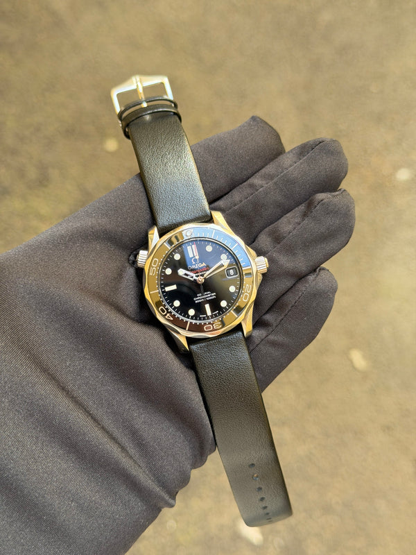 Omega Watch Seamaster Diver 300M Co-Axial Midsize 212.30.36.20.01.002 - Black Dial, Ceramic Bezel - Watch Only (no bracelet)