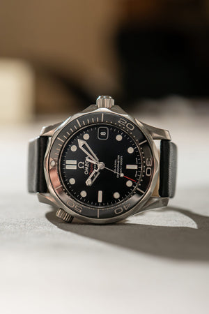 Omega Watch Seamaster Diver 300M Co-Axial Midsize 212.30.36.20.01.002 - Black Dial, Ceramic Bezel - Watch Only (no bracelet)
