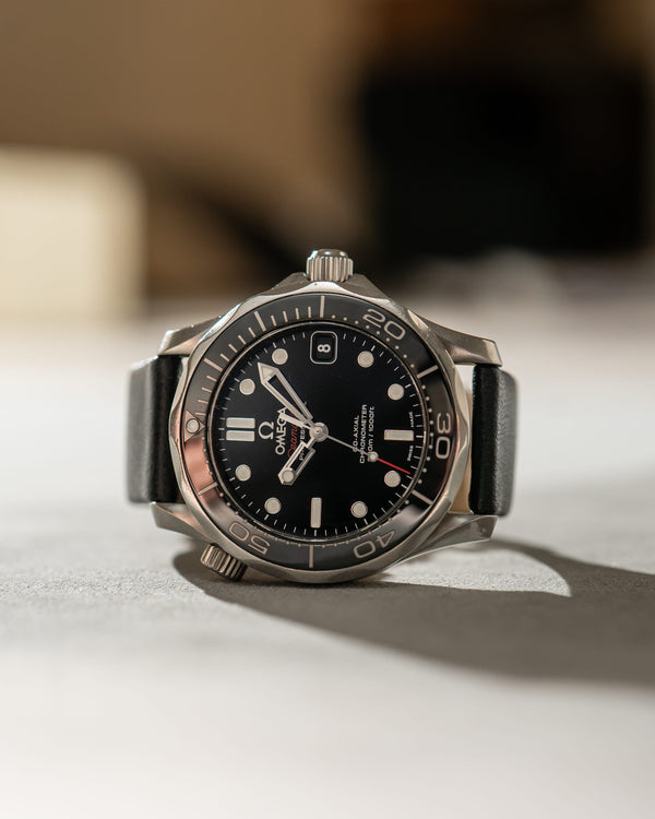 Omega Watch Seamaster Diver 300M Co-Axial Midsize 212.30.36.20.01.002 - Black Dial, Ceramic Bezel - Watch Only (no bracelet)