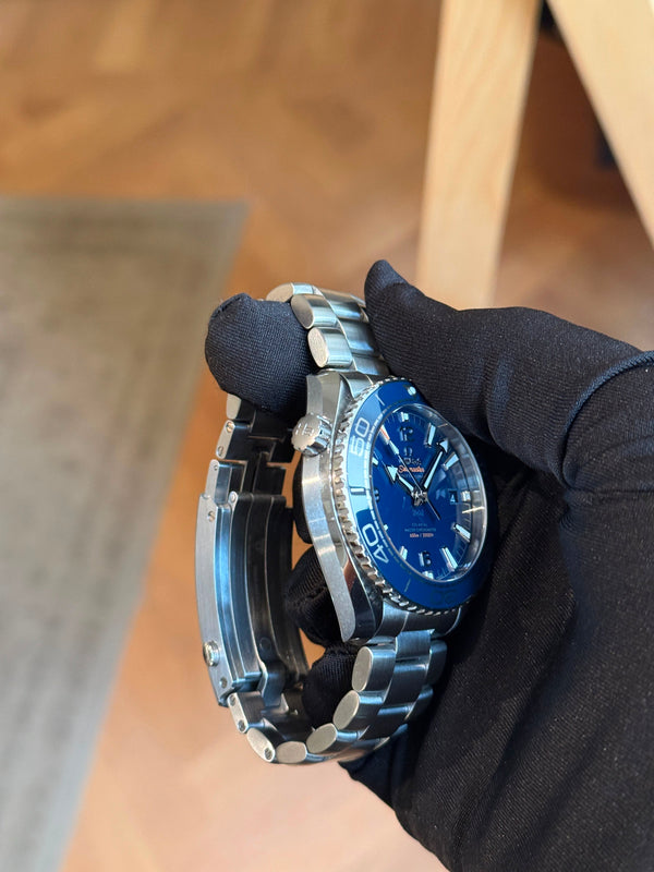 Omega Watch Seamaster Planet Ocean 600M 215.30.44.21.03.001 - Blue Dial - Full Set - 2024