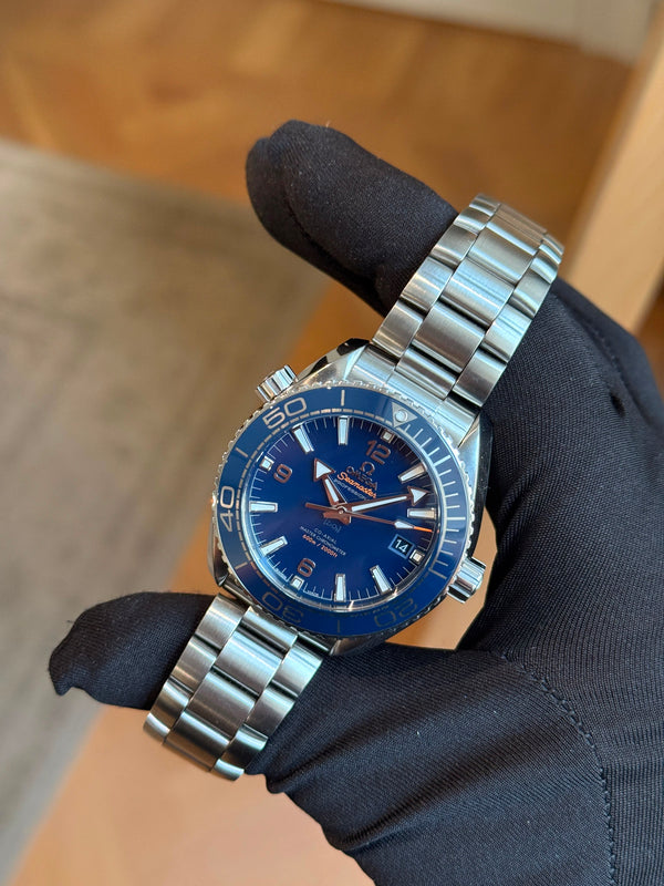Omega Watch Seamaster Planet Ocean 600M 215.30.44.21.03.001 - Blue Dial - Full Set - 2024