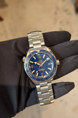 Omega Watch Seamaster Planet Ocean 600M 39.5mm 215.30.40.20.03.001 - Blue Ceramic - Full Set - 25% VAT - 2026