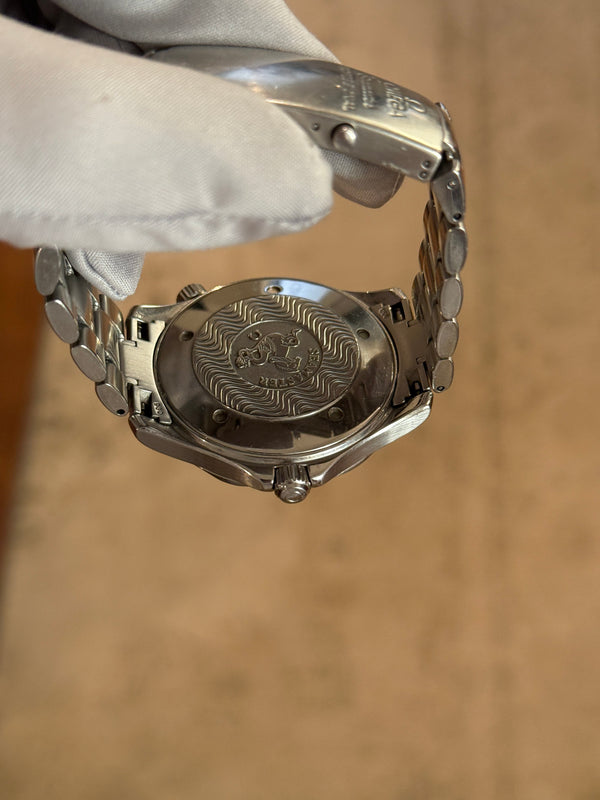 Omega Watch Seamaster Professional 300m Quartz 2265.80.00 - Electric Blue - Full Set & Service Papers (2006)