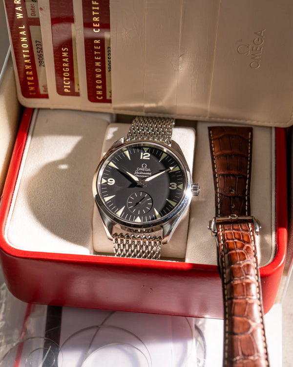 Omega Watch Seamaster Railmaster XXL Chronometer 2806.52.37 - 49mm Black Dial - Full Set - 2005