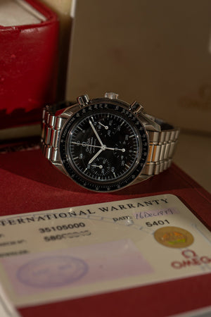 Omega Speedmaster Reduced 35105000 – Box & Card (1999)
