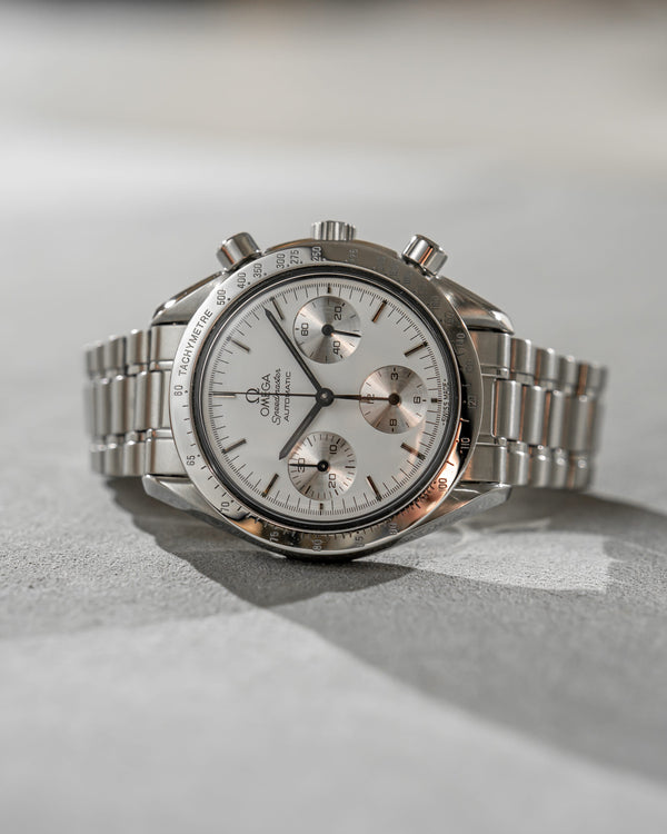Omega Speedmaster Reduced Albino 175.0032 - White Dial Automatic Chronograph (1999)