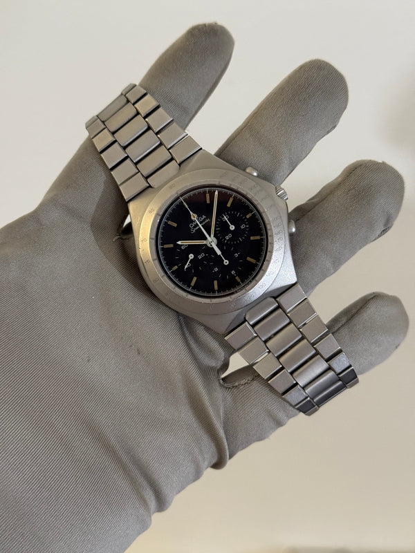 Omega Watch Speedmaster Teutonic 145.0040 - Black Dial - Watch Only - 1980's