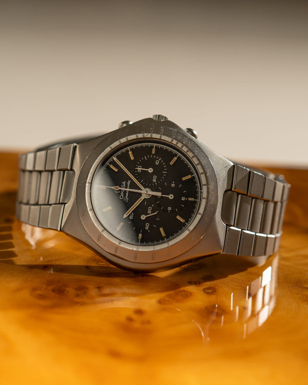 Omega Watch Speedmaster Teutonic 145.0040 - Black Dial - Watch Only - 1980's