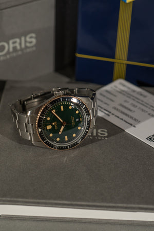 Oris Divers Sixty-Five 01 733 7707 4357-07 – Green Dial – Full Set (2021)