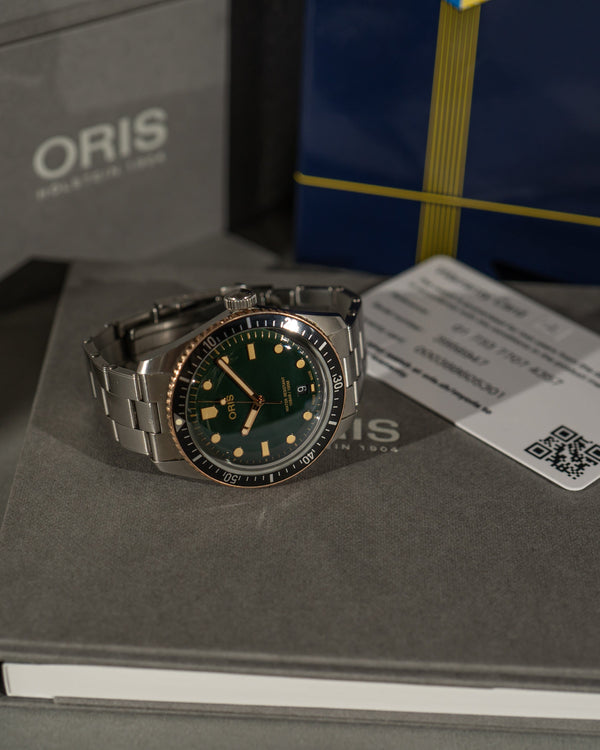 Oris Divers Sixty-Five 01 733 7707 4357-07 – Green Dial – Full Set (2021)