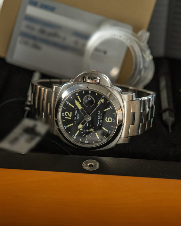 Panerai Watch Luminor GMT PAM00297 - Black Dial - Full Set - Serviced 2025 - 2012