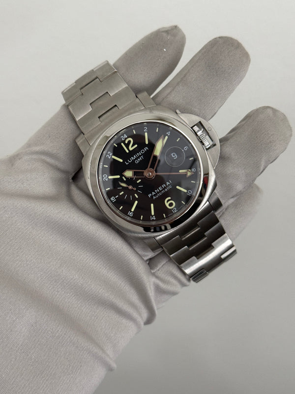 Panerai Watch Luminor GMT PAM00297 - Black Dial - Full Set - Serviced 2025 - 2012