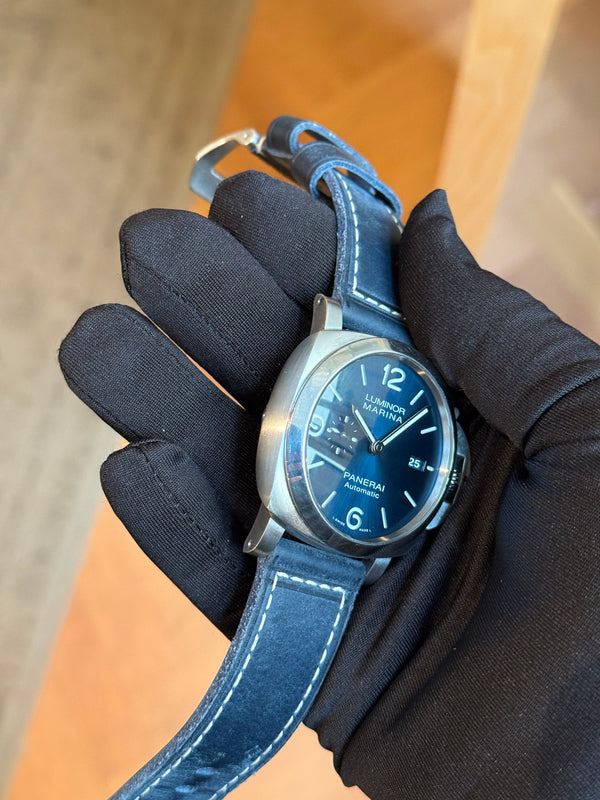 Panerai Watch Luminor Marina PAM01313 - Blue Dial - Full Set - 2020