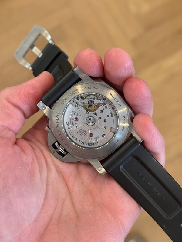 Panerai Watch Luminor Marina PAM01351 - Titanium Brown Dial - Full Set - 2018