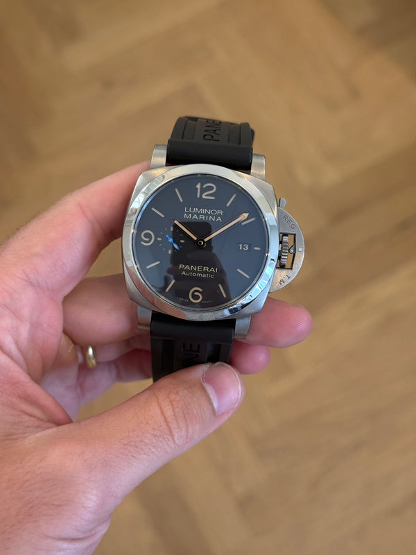 Panerai Watch Luminor Marina PAM01351 - Titanium Brown Dial - Full Set - 2018