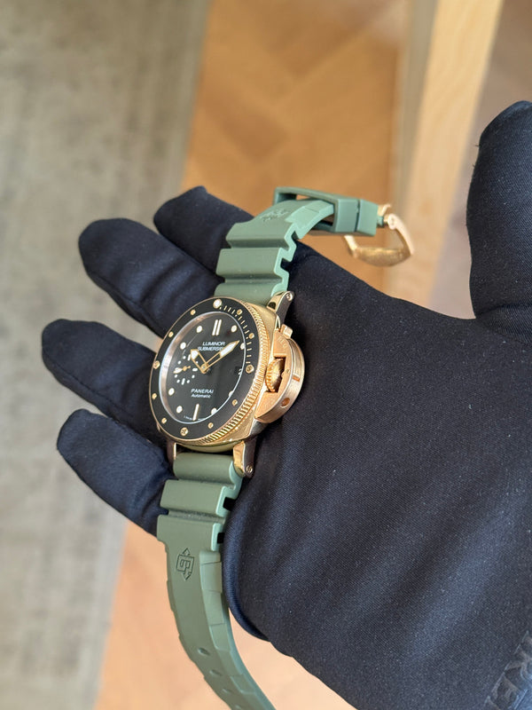 Panerai Watch Luminor Submersible 1950 3 Days Automatic PAM00684 - Oro Rosso 42mm - Full Set (2017)