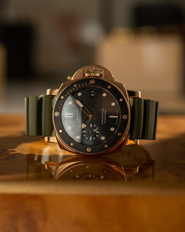 Panerai Watch Luminor Submersible 1950 3 Days Automatic PAM00684 - Oro Rosso 42mm - Full Set (2017)