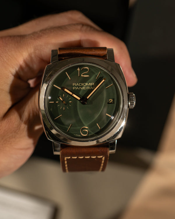 Panerai Radiomir 1940 PAM00736 – Green Dial – Full Set (2017)