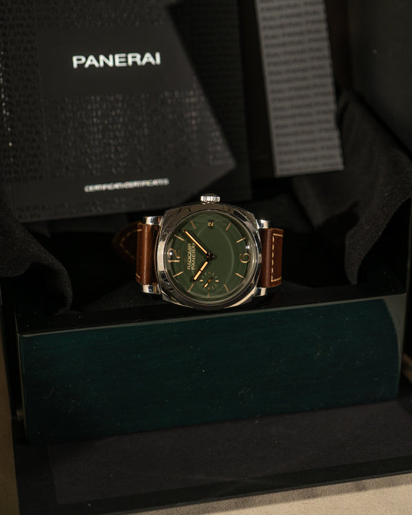 Panerai Radiomir 1940 PAM00736 – Green Dial – Full Set (2017)