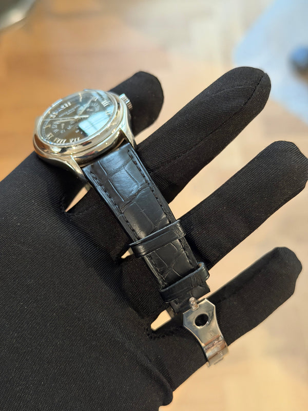Patek Philippe Watch Annual Calendar 5035G - Black Dial White Gold - Archive Extract (1998)