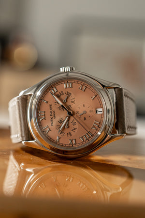 Patek Philippe Watch Annual Calendar 5035G - White Gold - Salmon Dial - Watch Only