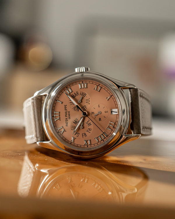 Patek Philippe Watch Annual Calendar 5035G - White Gold - Salmon Dial - Watch Only