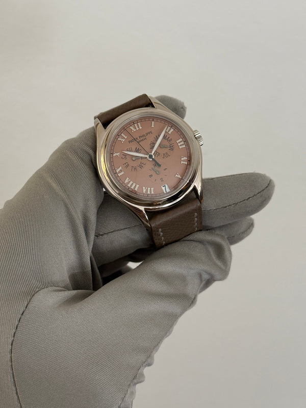Patek Philippe Watch Annual Calendar 5035G - White Gold - Salmon Dial - Watch Only