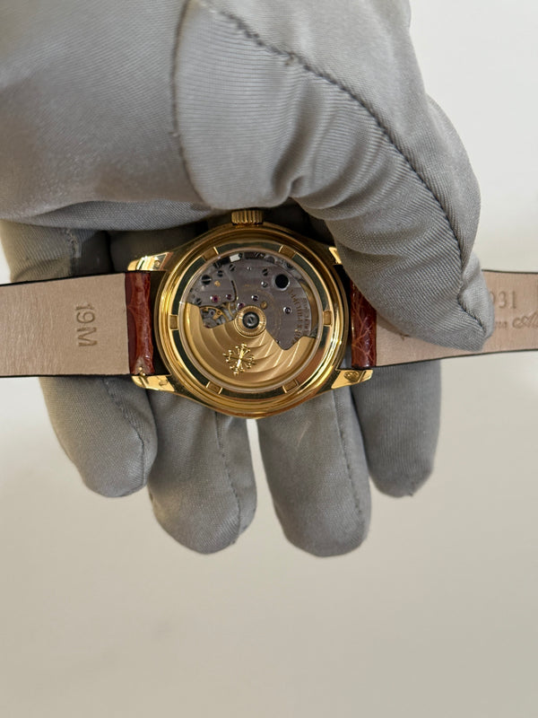 Patek Philippe Watch Annual Calendar 5035J - Black Dial Yellow Gold - Watch Only (ca. 2000s)