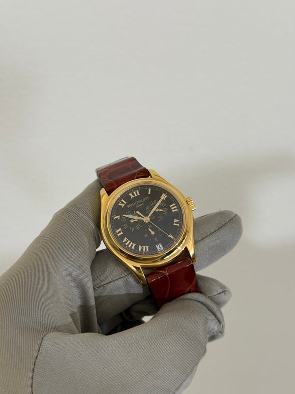 Patek Philippe Watch Annual Calendar 5035J - Black Dial Yellow Gold - Watch Only (ca. 2000s)