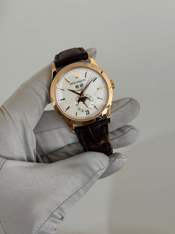 Patek Philippe Watch Annual Calendar 5396R-011 - Rose Gold - Silver Dial - Full Set (2010)