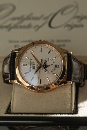 Patek Philippe Watch Annual Calendar 5396R-011 - Rose Gold - Silver Dial - Full Set (2010)