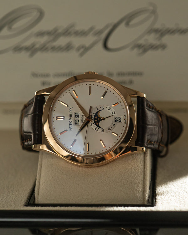 Patek Philippe Watch Annual Calendar 5396R-011 - Rose Gold - Silver Dial - Full Set (2010)