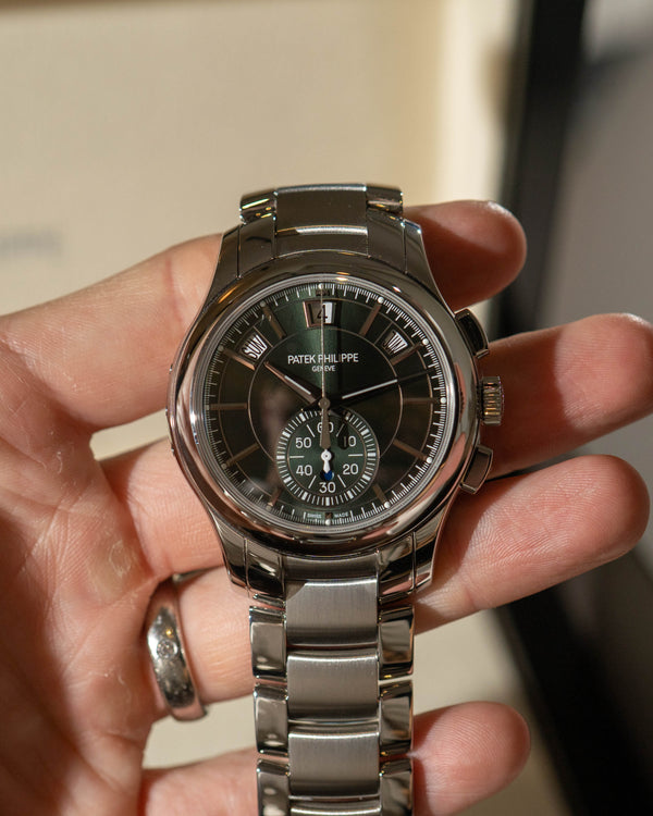 Patek Philippe Annual Calendar Chronograph 5905/1A - Green Dial - Full Set (Like New)