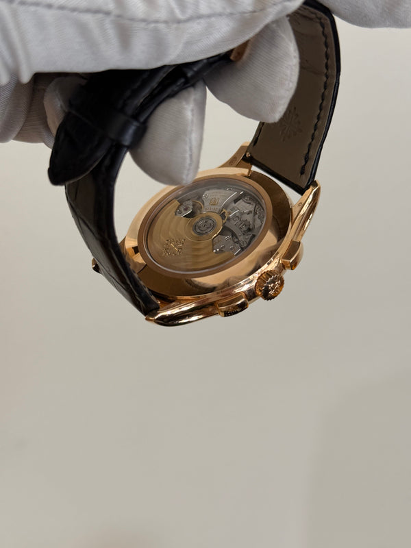 Patek Philippe Watch Annual Calendar Chronograph 5905R-001 - Rose Gold - Brown Dial - Full Set - 2023