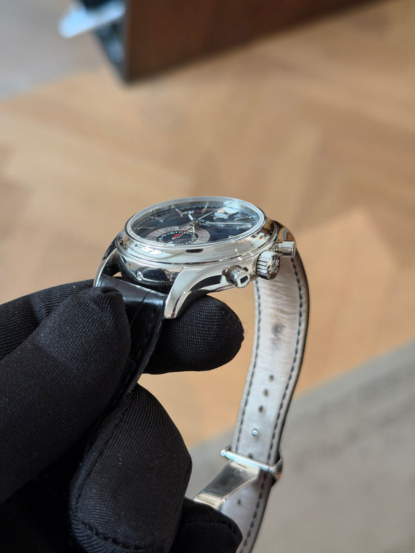 Patek Philippe Watch Annual Calendar Chronograph 5960P-015 - Platinum Blue Dial - Full Set (2010)