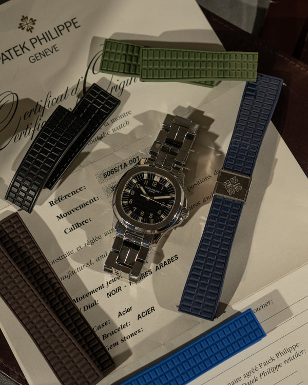 Patek Philippe Aquanaut 5065/1A – Tritium Dial – Collectors Set (1999)
