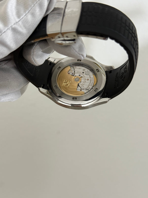 Patek Philippe Watch Aquanaut 5167/1A - Black Dial - Bracelet & Rubber Strap - Watch Only