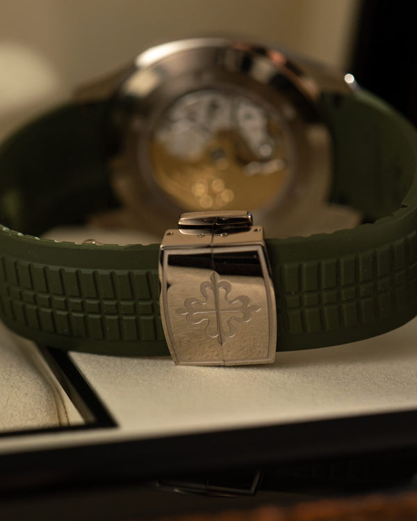 Patek Philippe Aquanaut 5168G - Khaki Green Dial - Full Set (2021)
