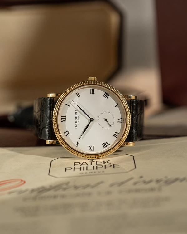 Patek Philippe Calatrava 3919J - Hobnail Bezel - Full Set (1997)