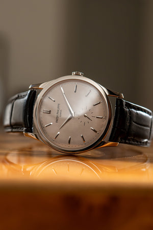 Patek Philippe Watch Calatrava 5196G - White Gold Silver Dial - Watch Only