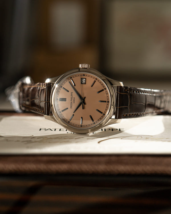 Patek Philippe Watch Calatrava 5227G-015 - Rose Gilt Salmon Dial - Unworn - Full Set - 2026