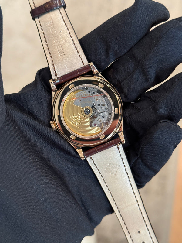 Patek Philippe Watch Calatrava 5296R-001 - Rose Gold Silver Dial - Papers Only (2009)
