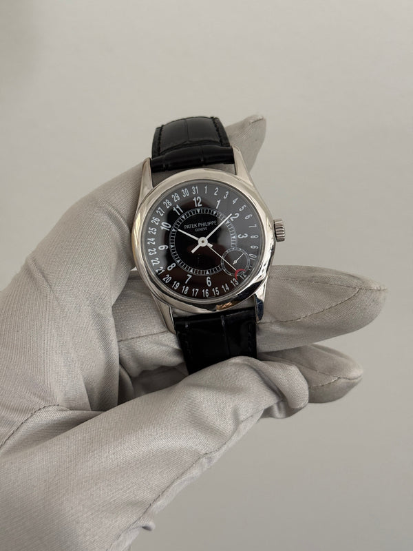 Patek Philippe Watch Calatrava 6000G - Black Dial - Extract from the Archives - 2005