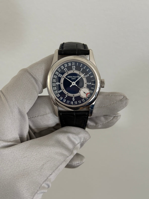 Patek Philippe Watch Calatrava 6000G - Blue Dial - Watch Only