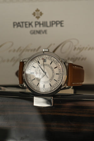 Patek Philippe Watch Calatrava Weekly Calendar 5212A - Steel - Silver Opaline Dial - Full Set - New & Unworn - 2026