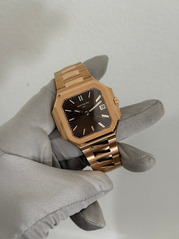 Patek Philippe Watch Cubitus 7128/1R - Rose Gold - Brown Dial - Full Set - 2025