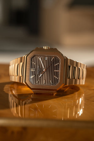 Patek Philippe Watch Cubitus 7128/1R - Rose Gold - Brown Dial - Full Set - 2025