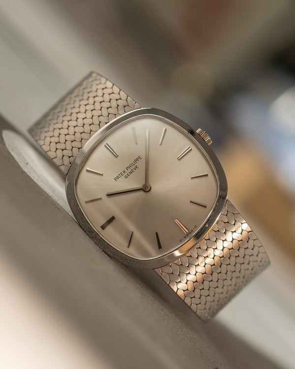 Patek Philippe Ellipse 3544G - Integrated Bracelet - White Gold